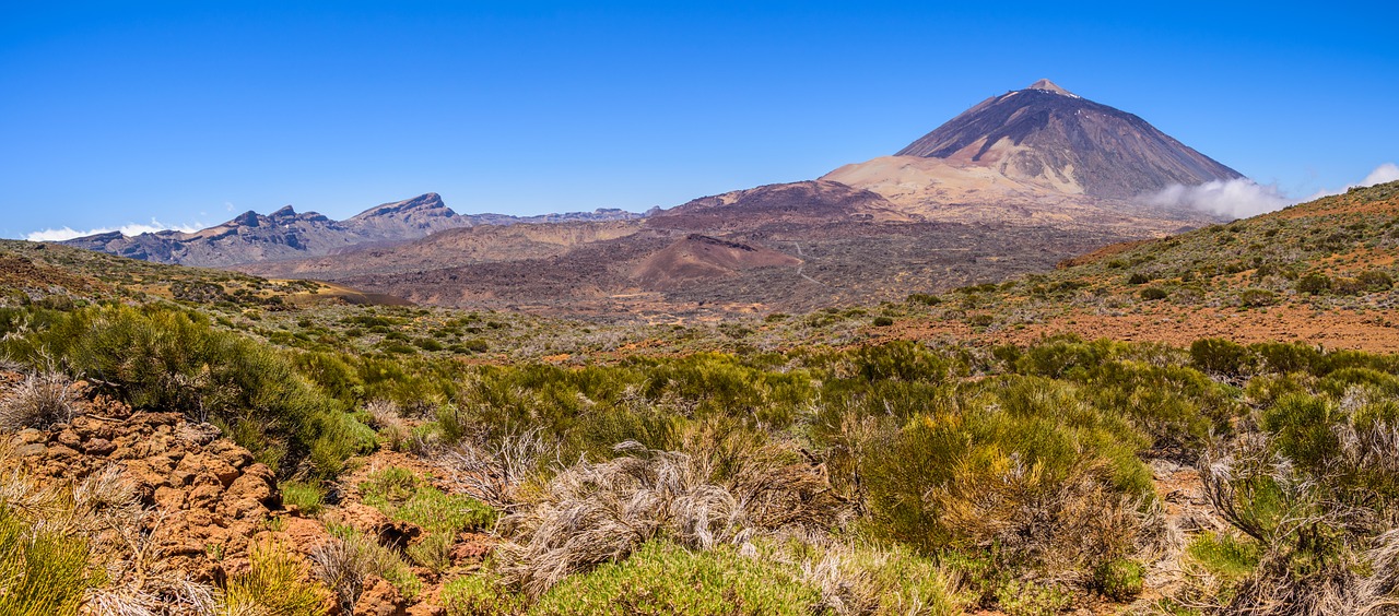 teide national park panorama volcano free photo