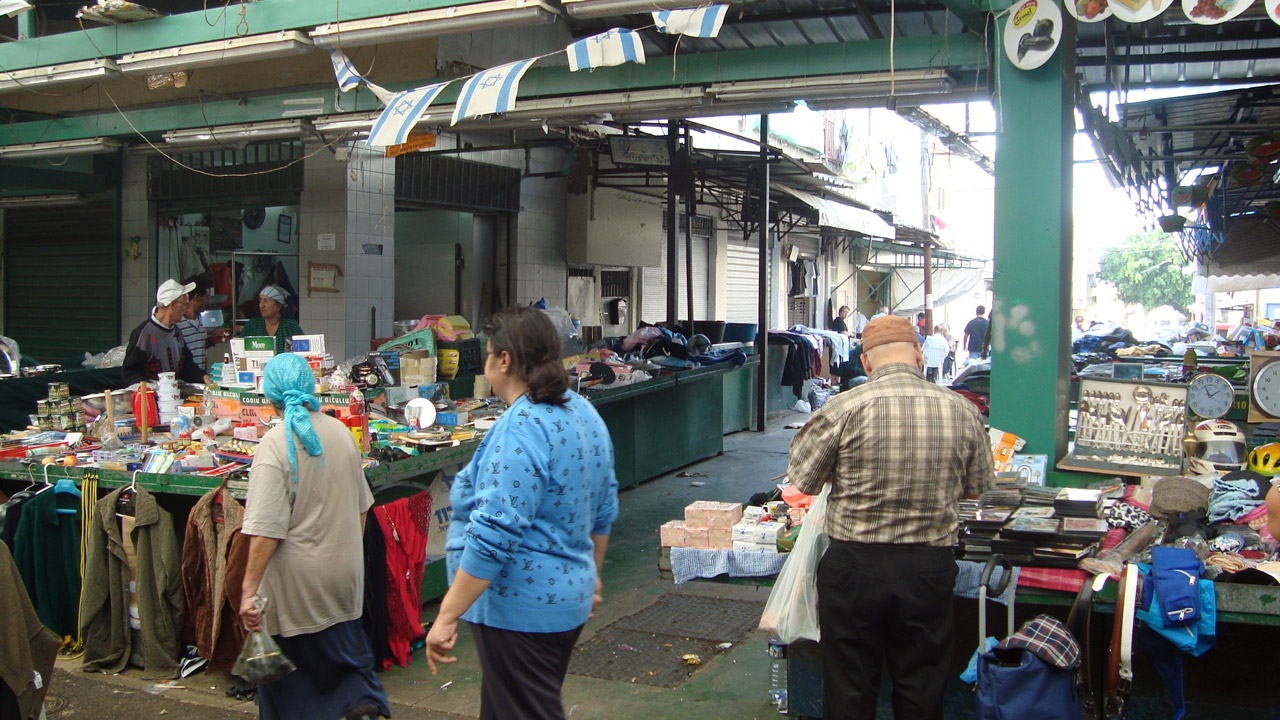 tel aviv market free photo