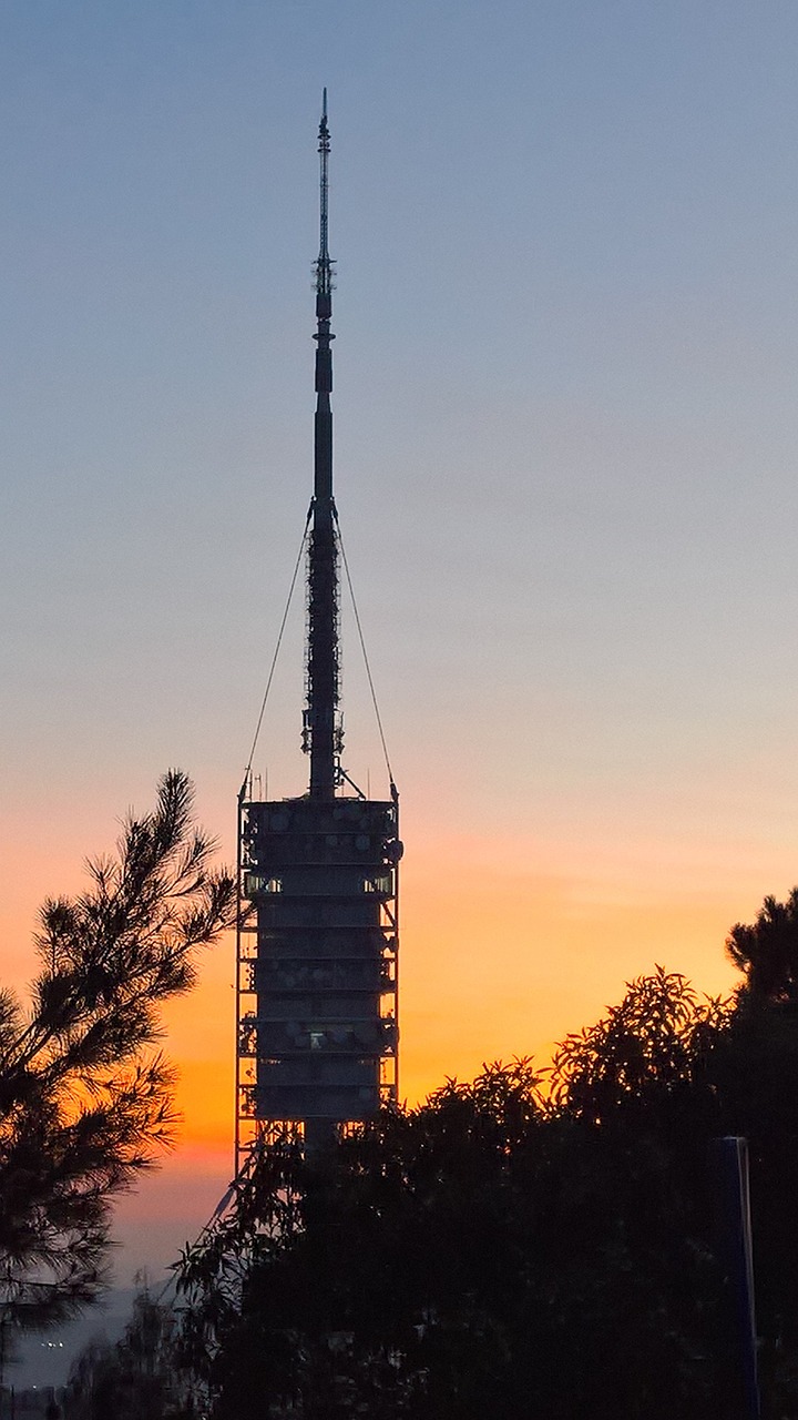 telecom tower collserola free photo
