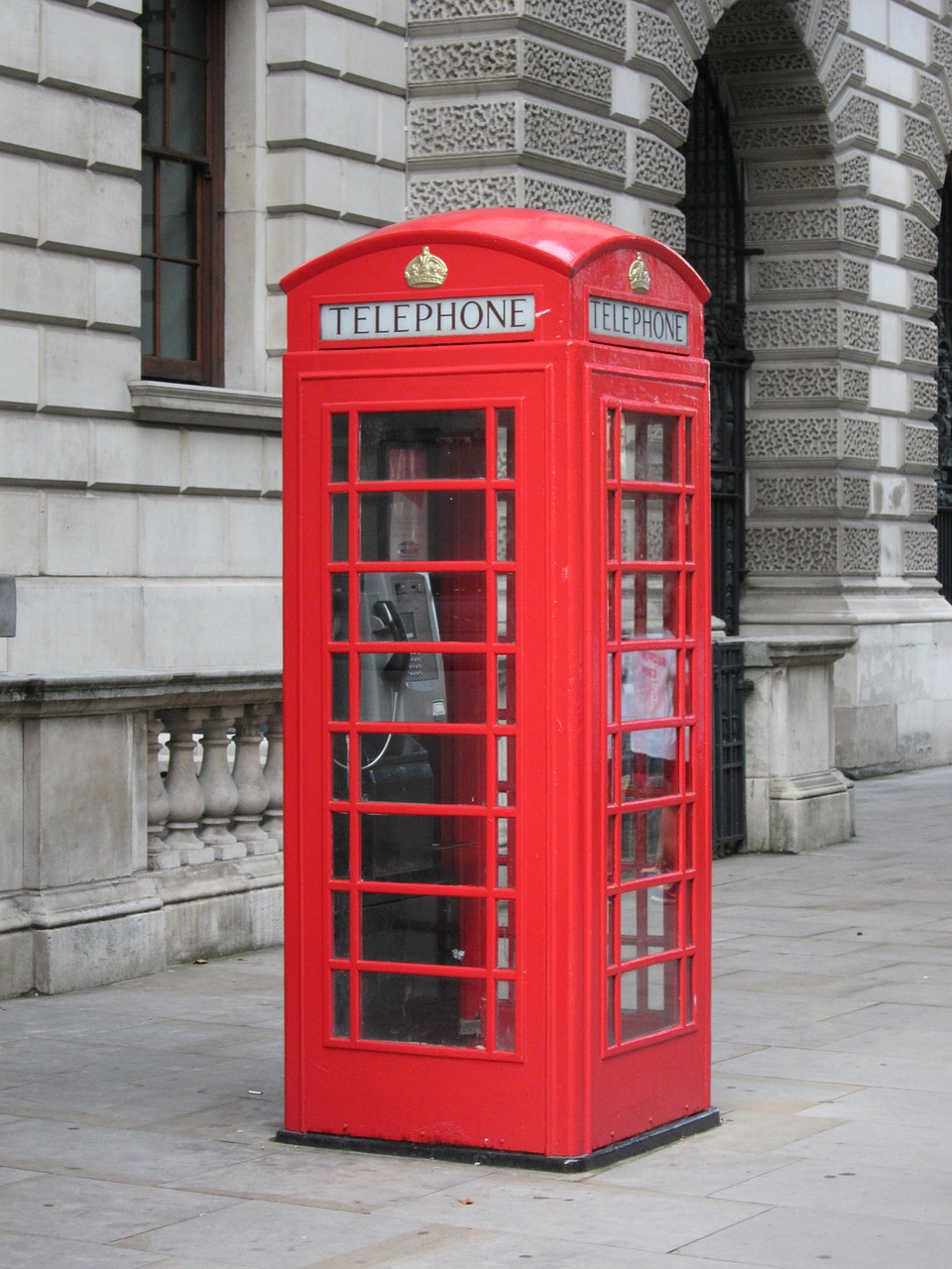 telephone red london free photo