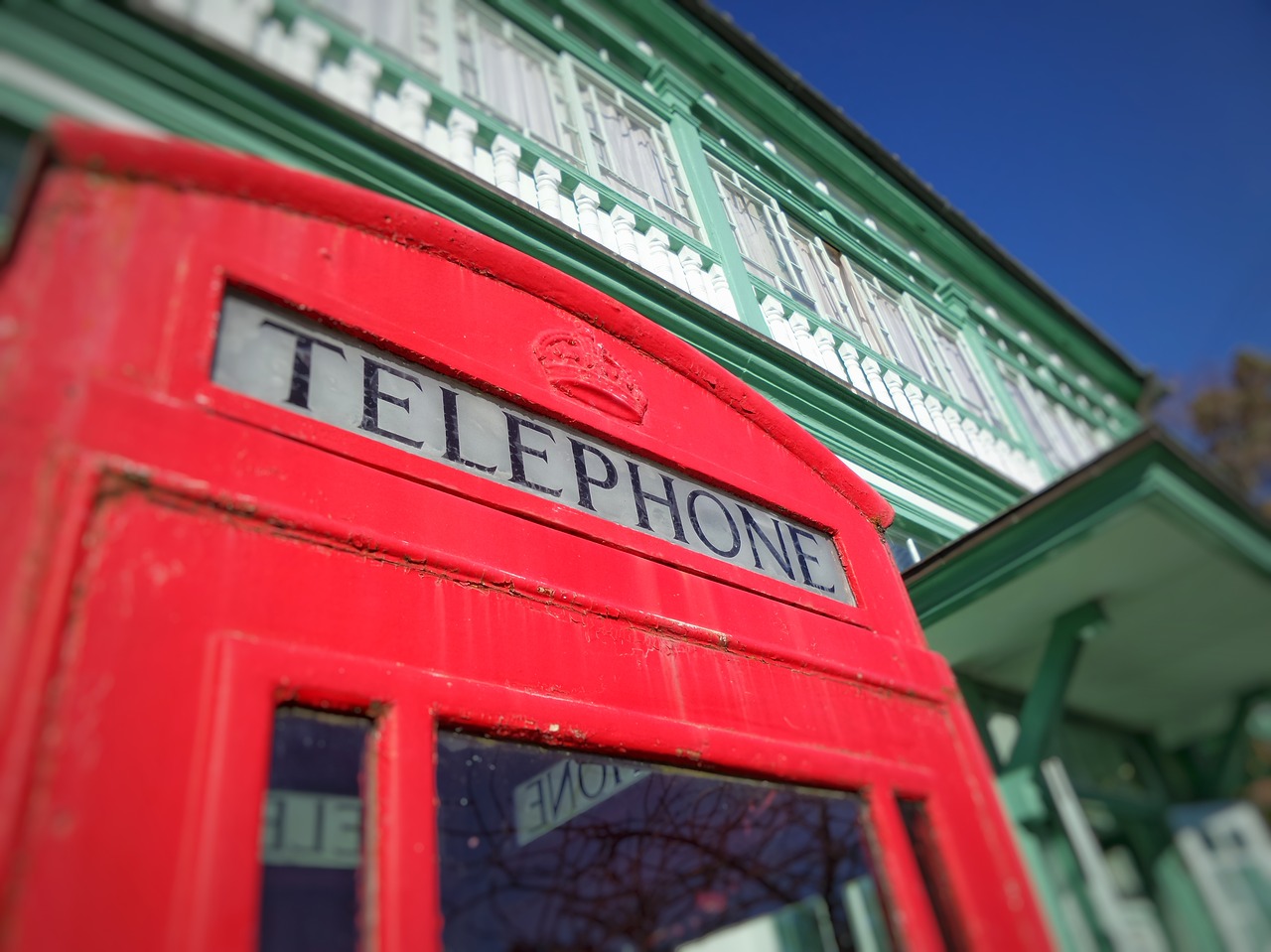 telephone booth public free photo