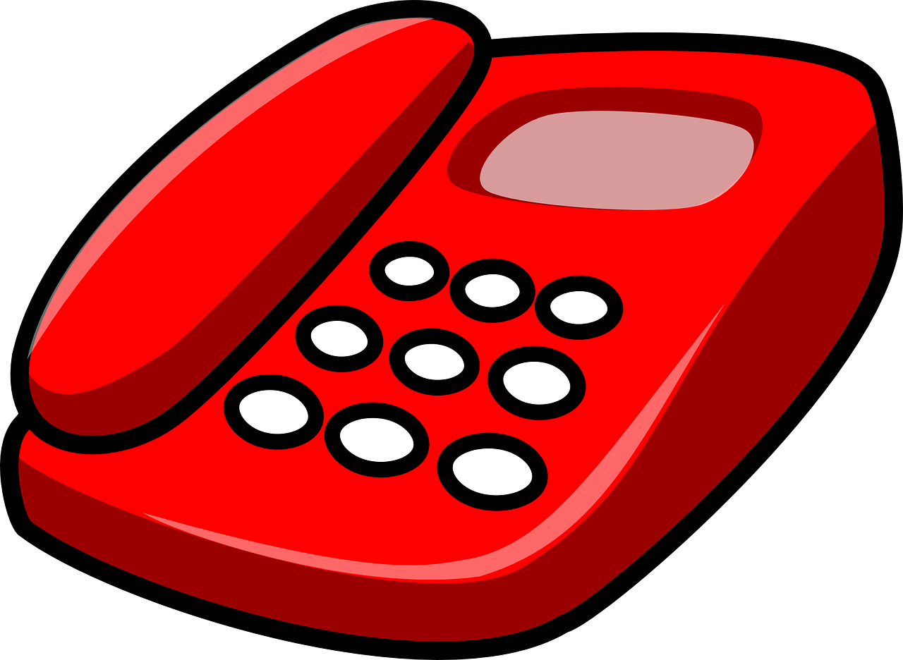 telephone red telecommunications free photo