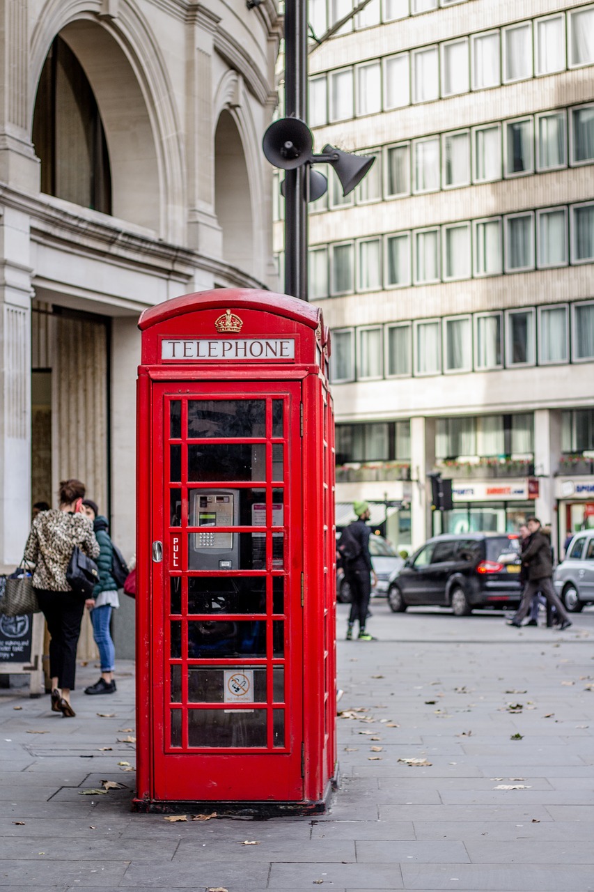 telephone people urban free photo