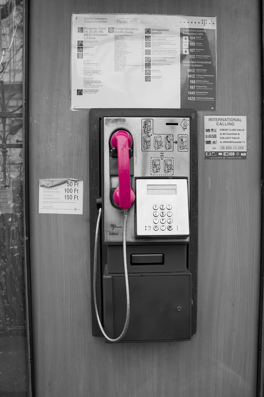 telephone pink phone free photo