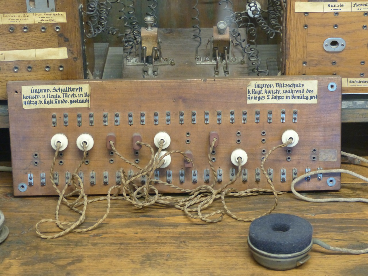 telephone system historically pbx free photo
