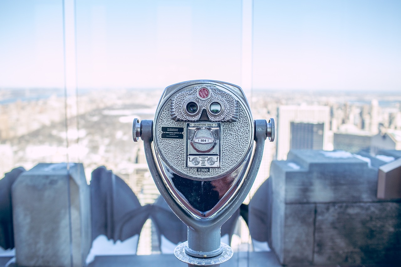 telescope cityscape tourism free photo