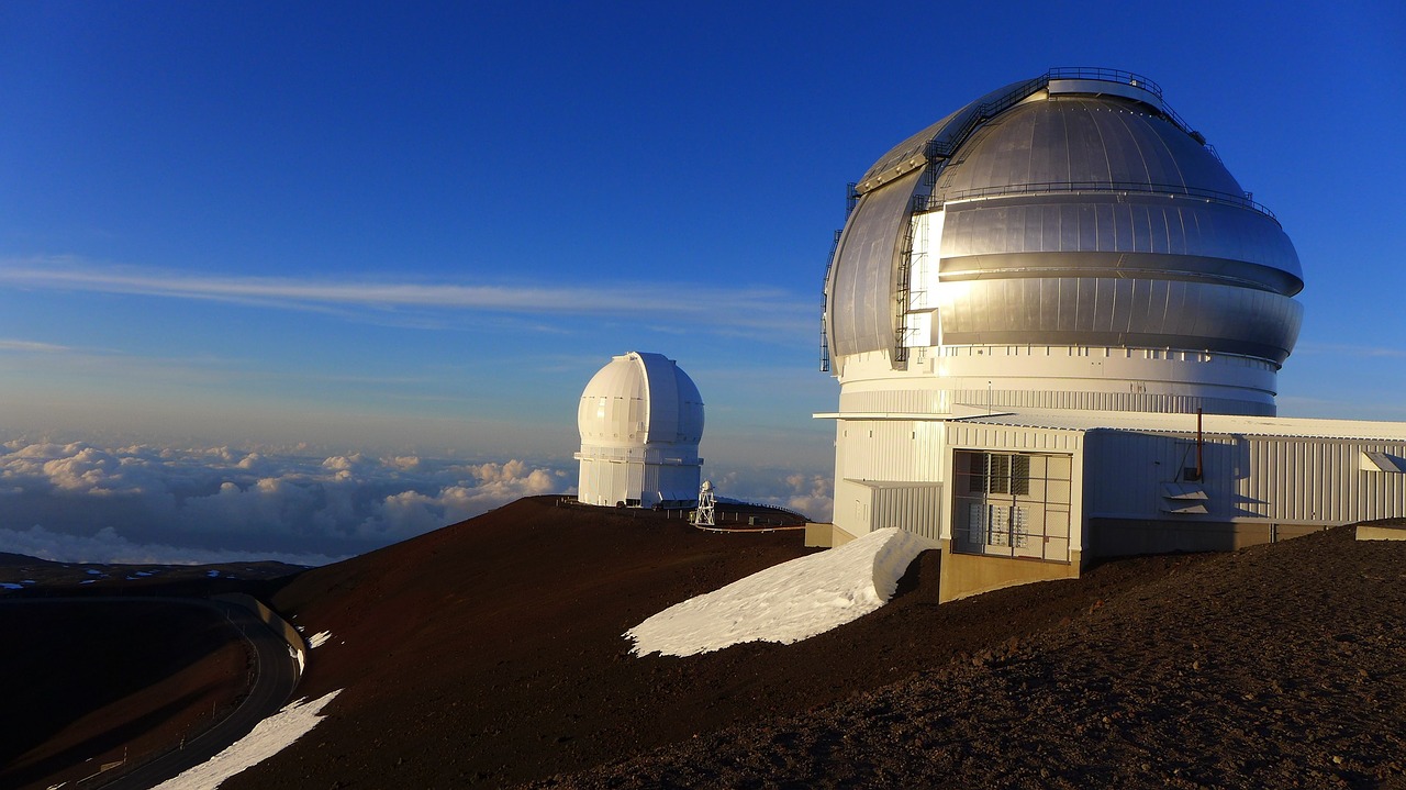 telescopes mauna kea observatory free photo