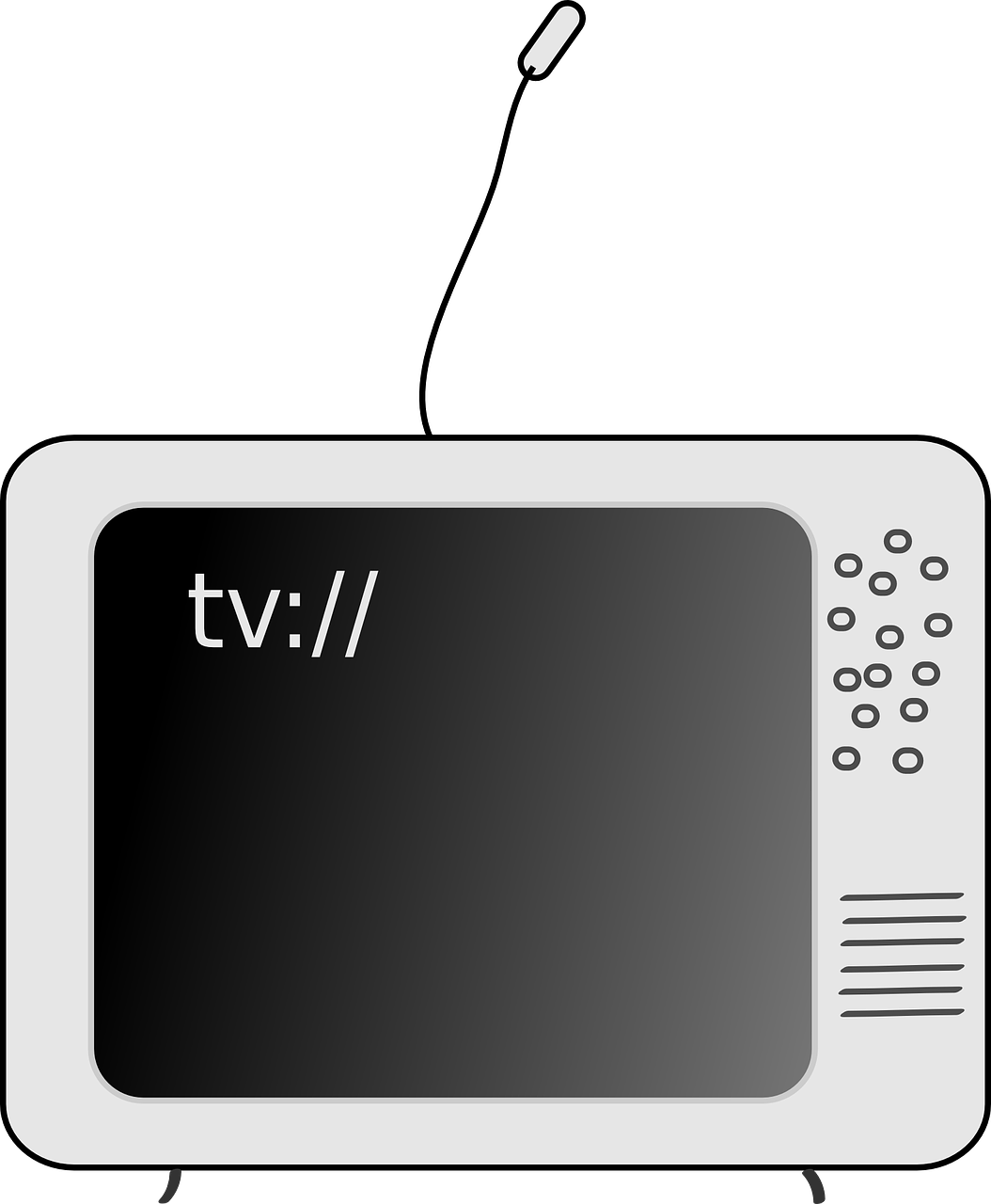 television old black free photo