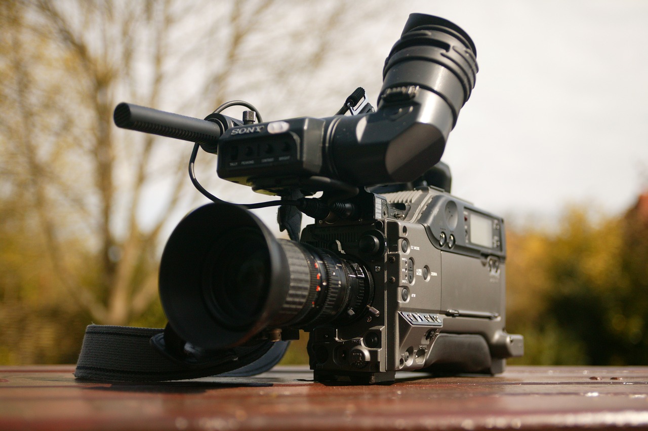 television camera camera broadcast free photo