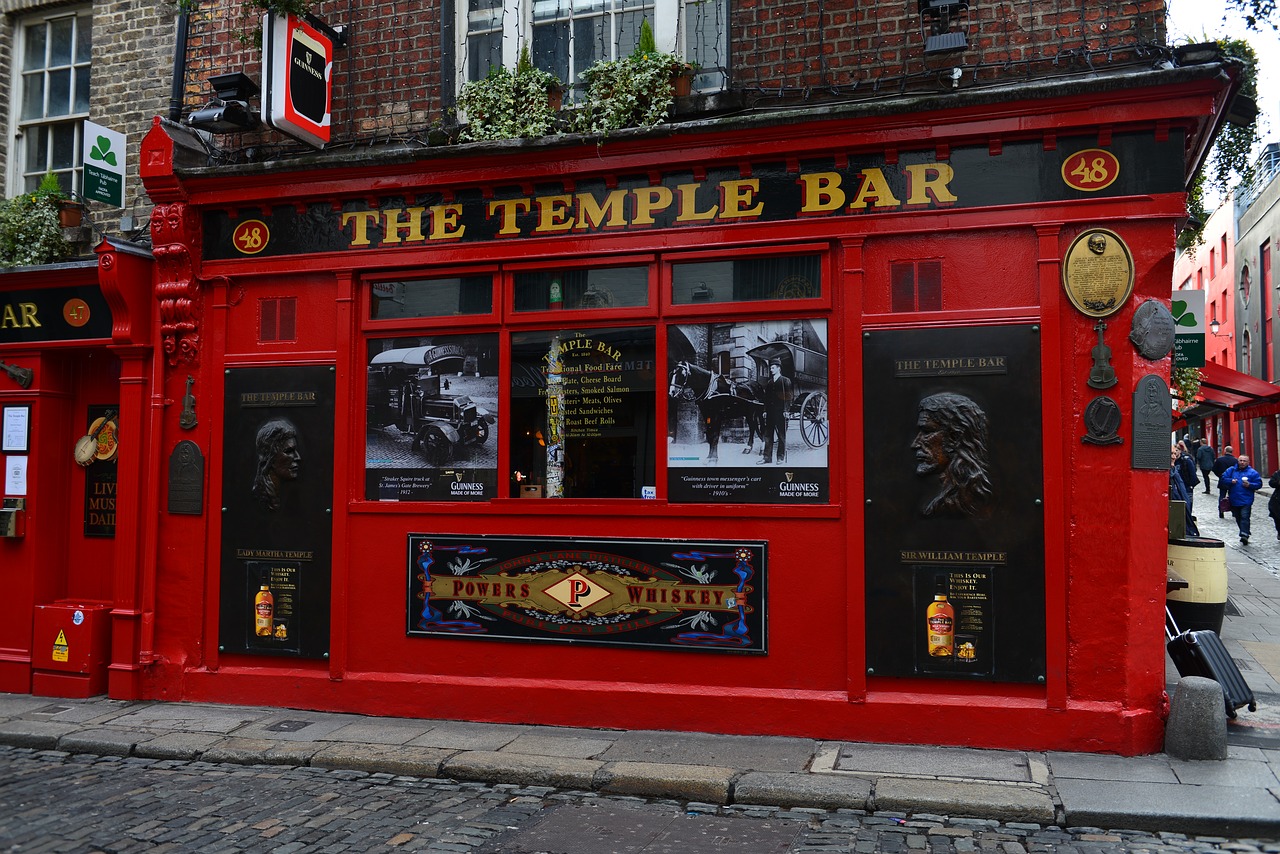 template mobile dublin pub free photo