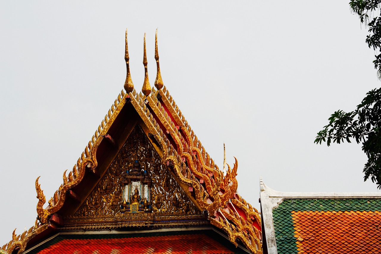 temple roof pagoda free photo