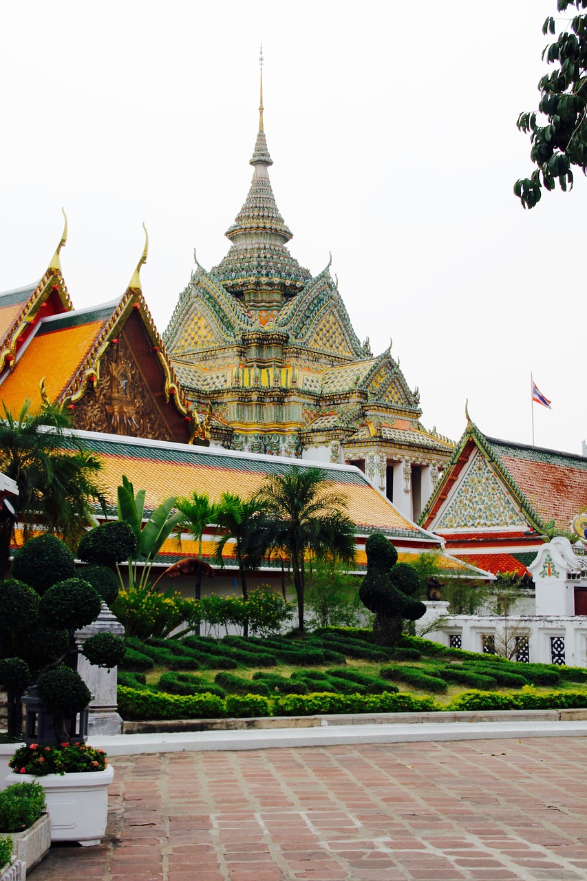 temple roof pagoda free photo