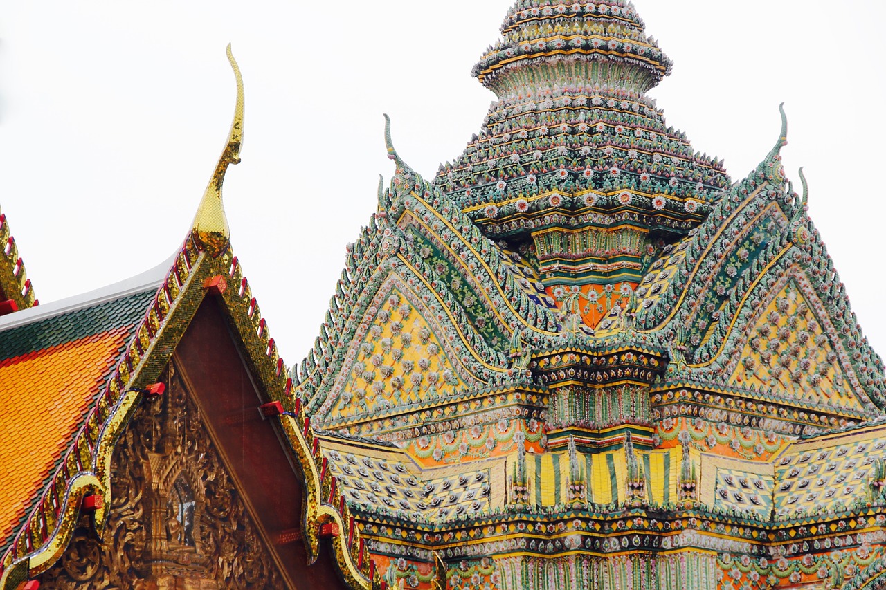 temple roof pagoda free photo