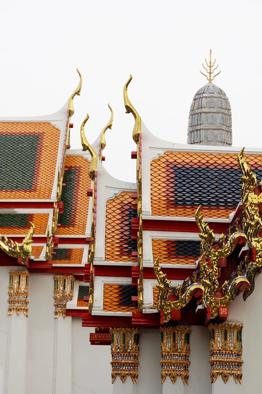 temple roof pagoda free photo