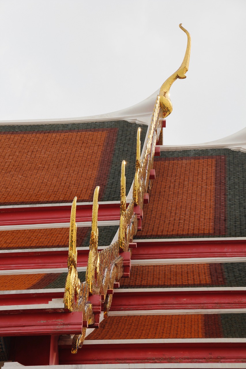 temple roof pagoda free photo