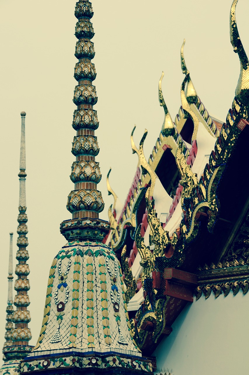 temple roof pagoda free photo