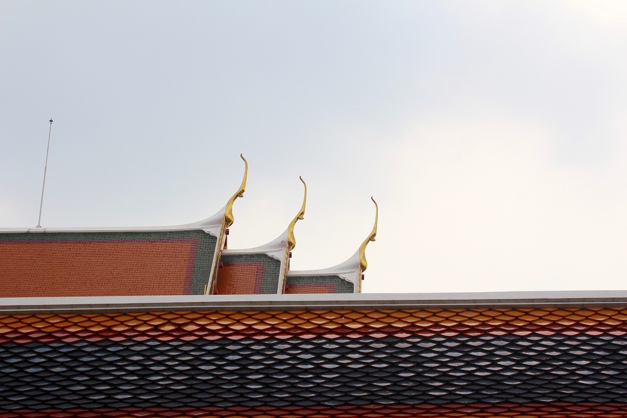 temple roof pagoda free photo
