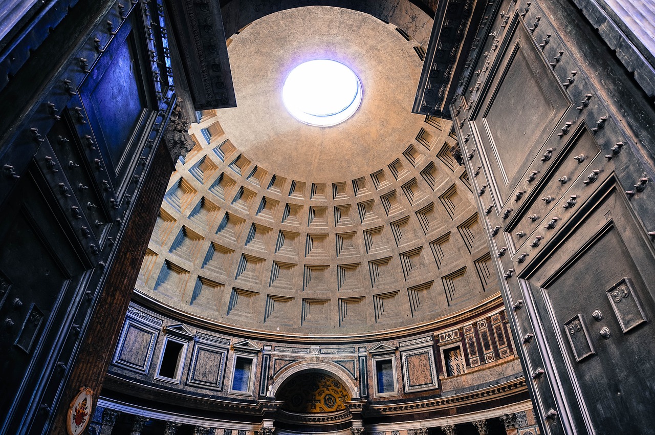 temple church pantheon free photo