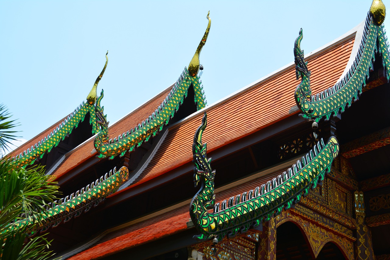 temple roof thailand free photo