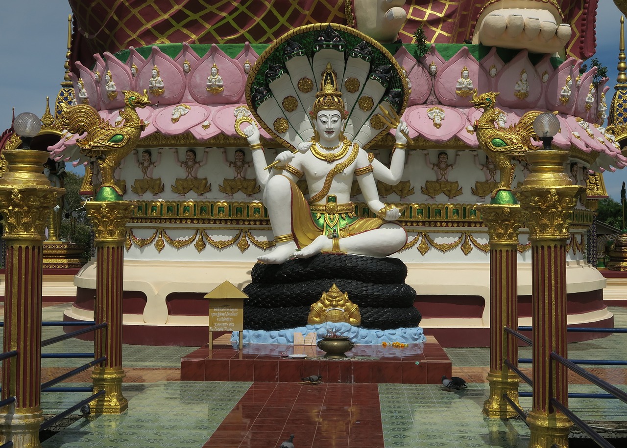 temple thailand koh samui free photo
