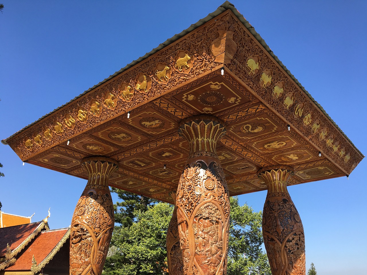 temple buddhism pagoda free photo