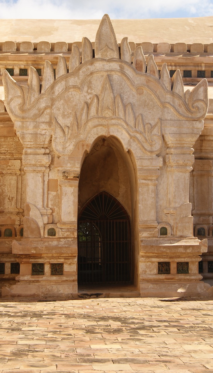 temple entrance architecture free photo