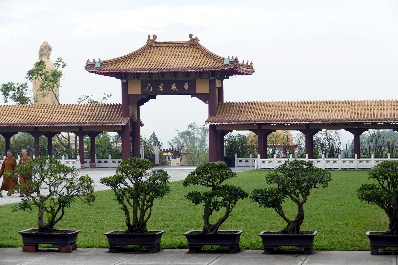 temple buddhism temple complex free photo