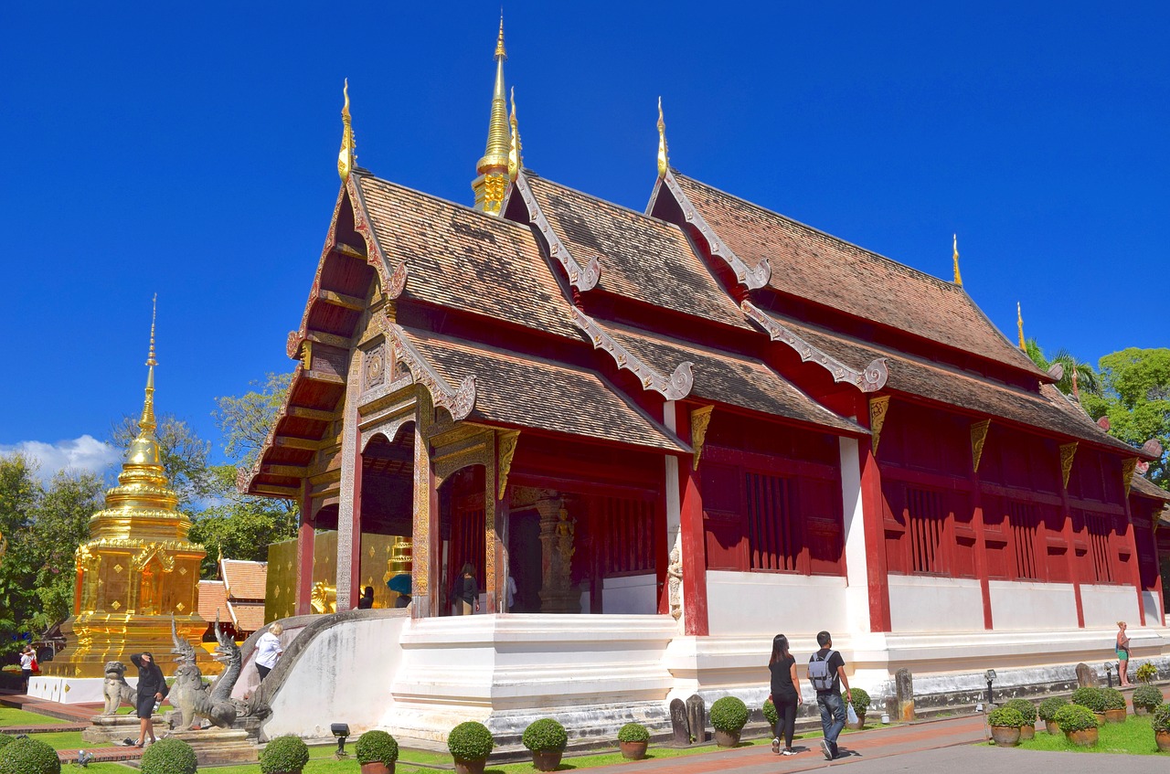temple chiang-mai thailand free photo