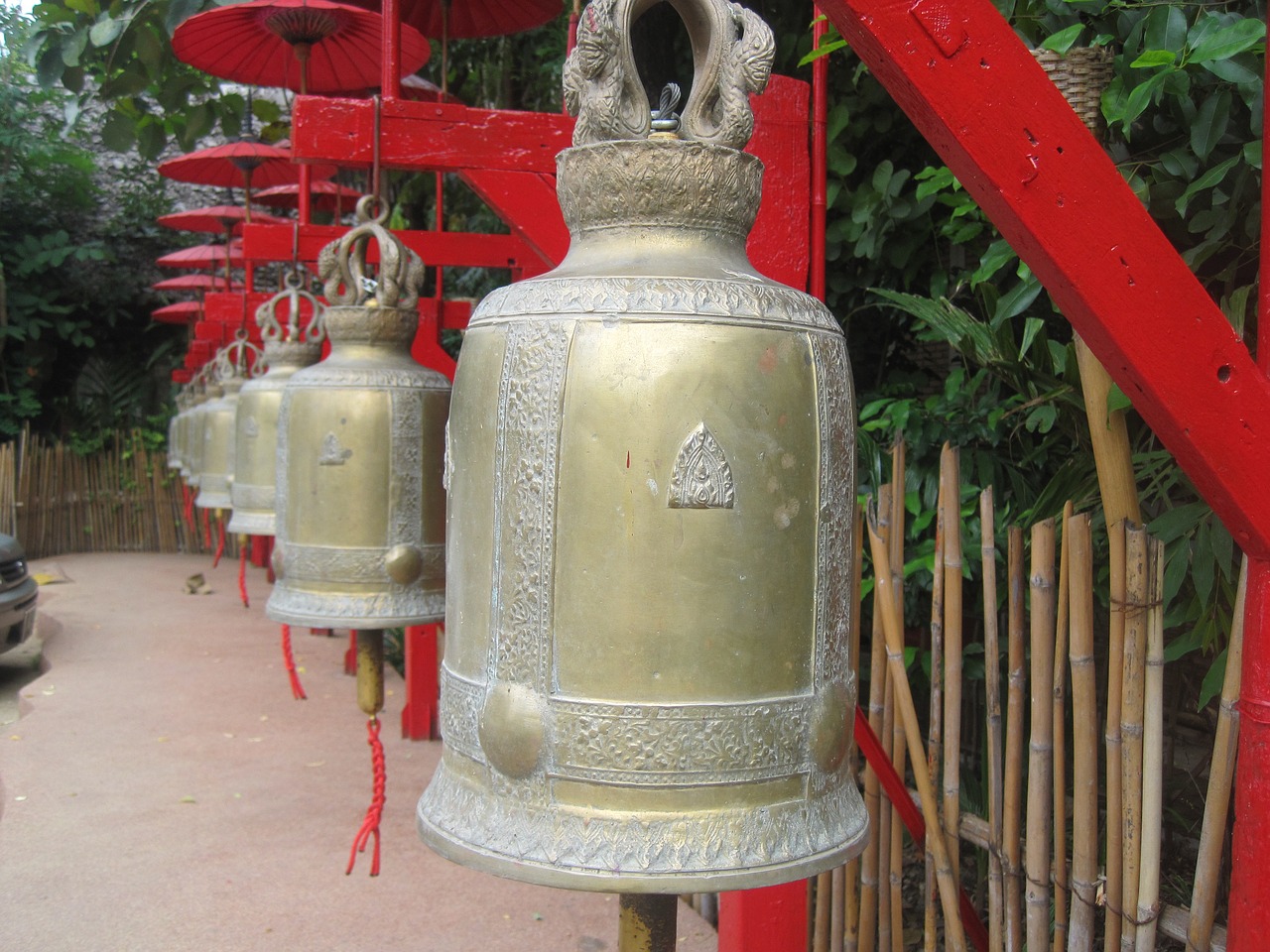 temple bells buddhist free photo
