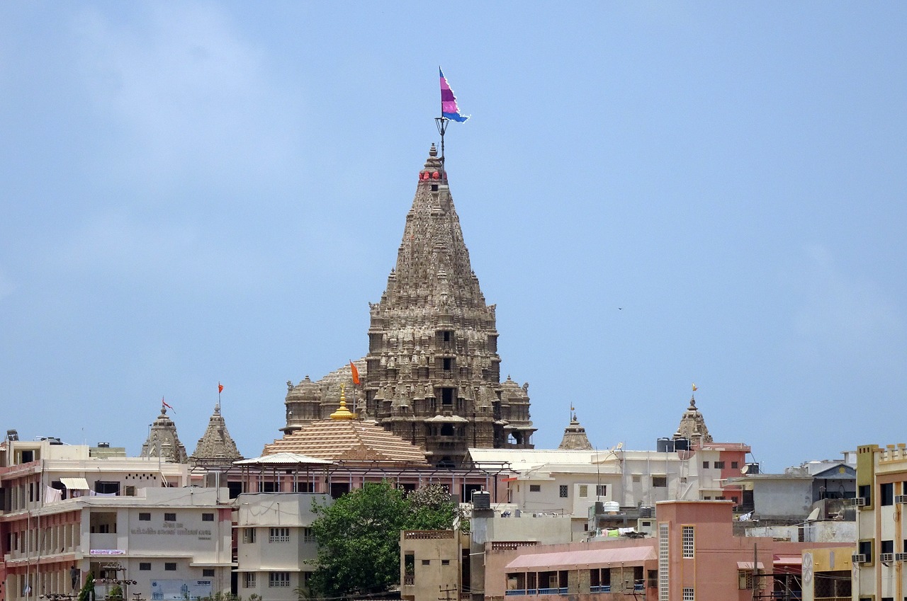 temple dwarkadhish jagat mandir free photo