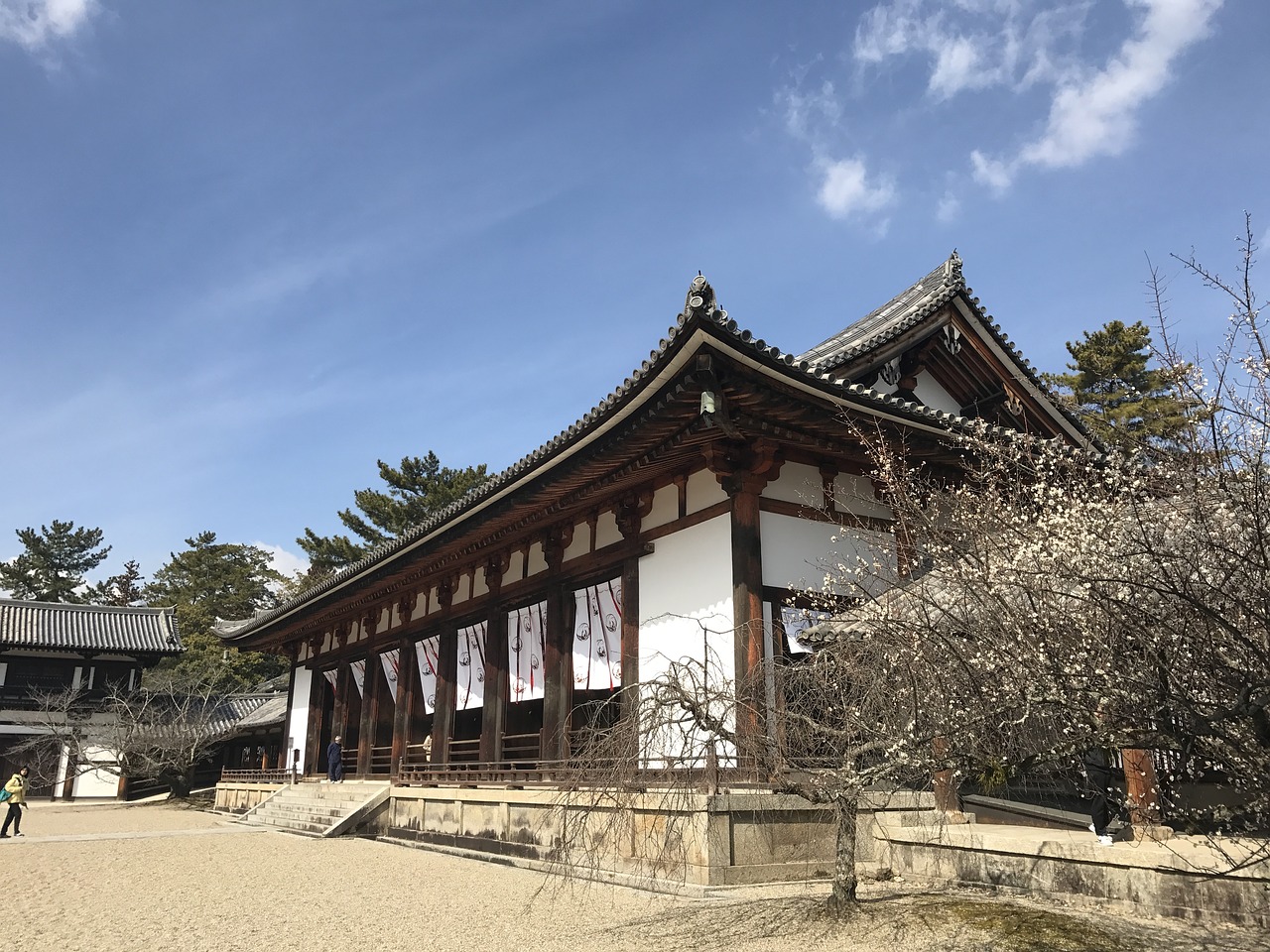 temple horyuji japan free photo