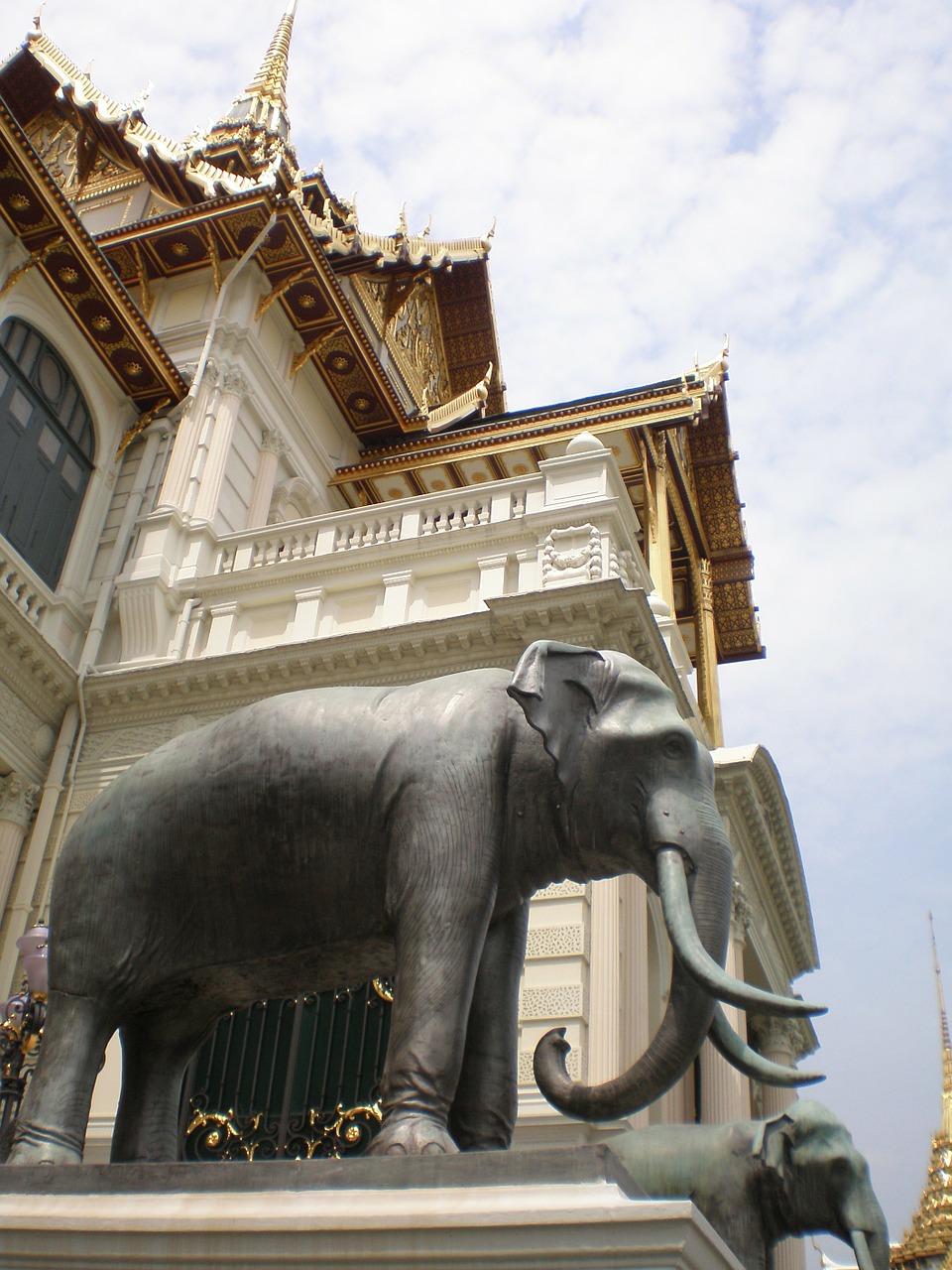 temple thai elephant free photo