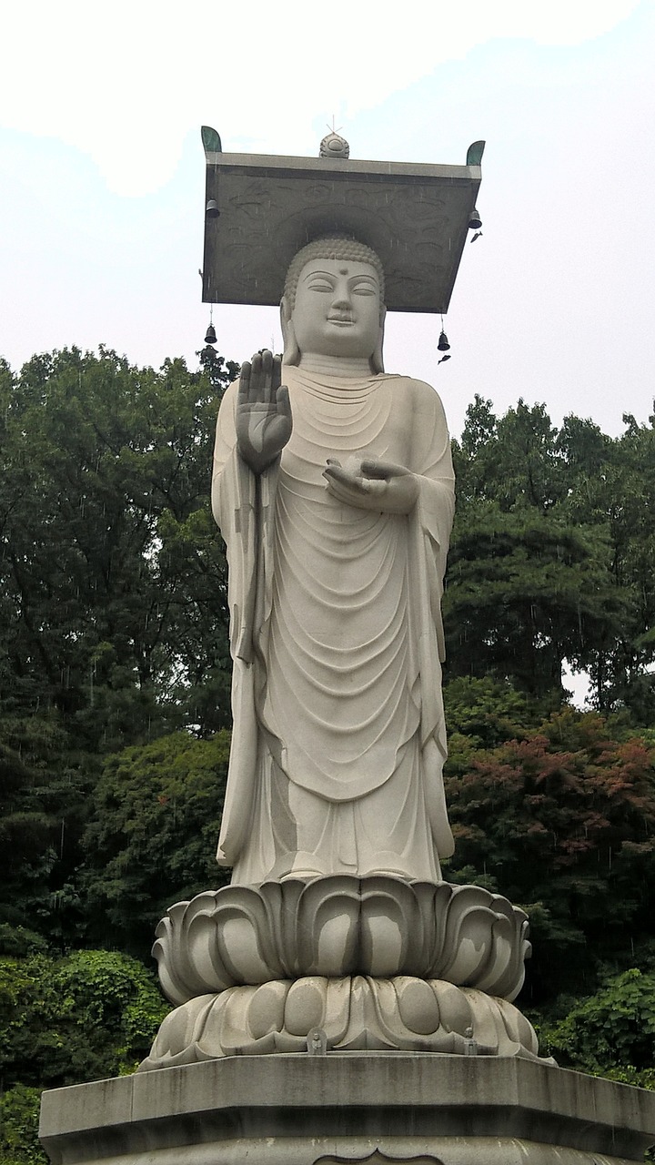 temple statue buddha free photo