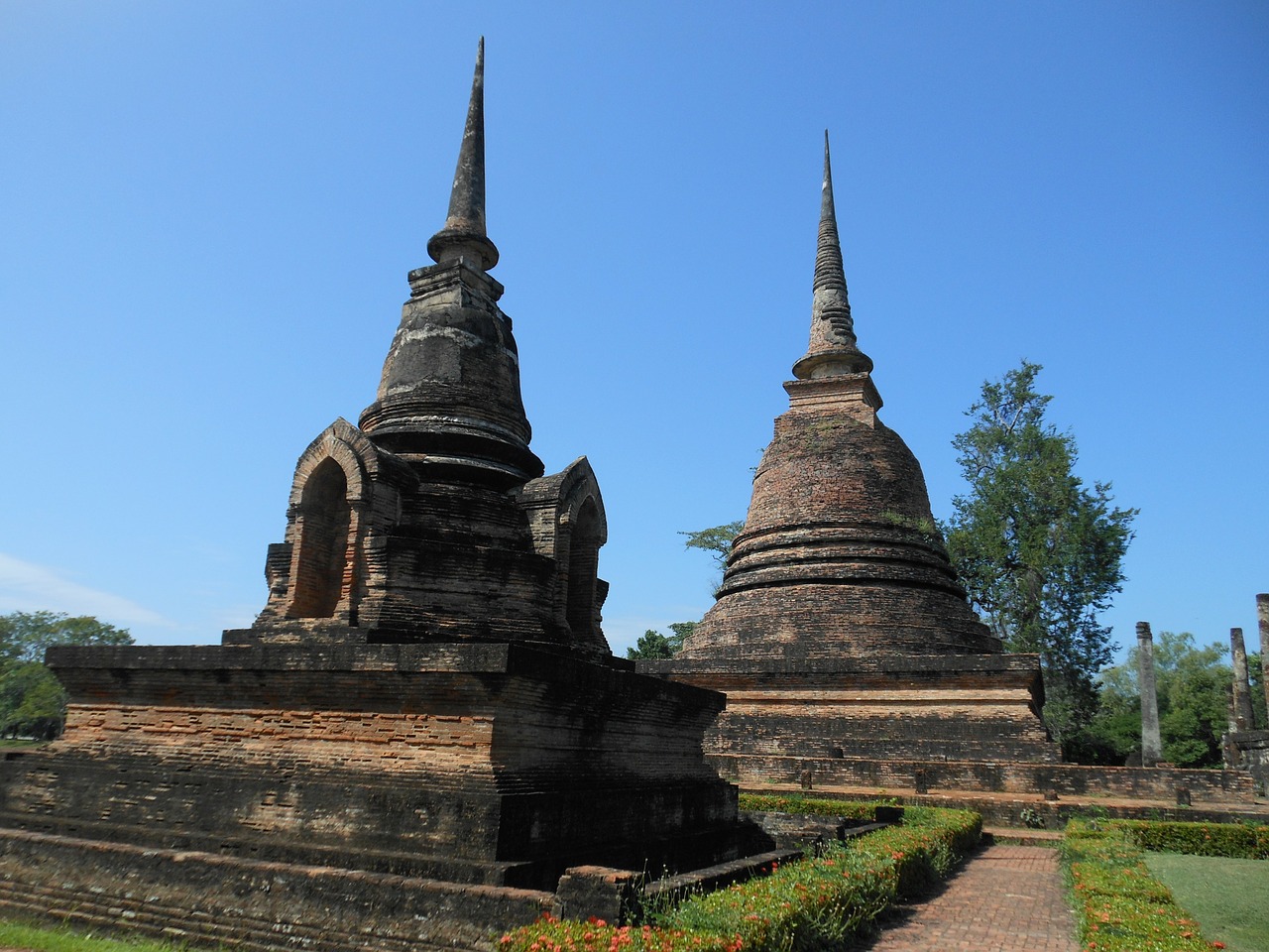 temple thailand sukothai free photo