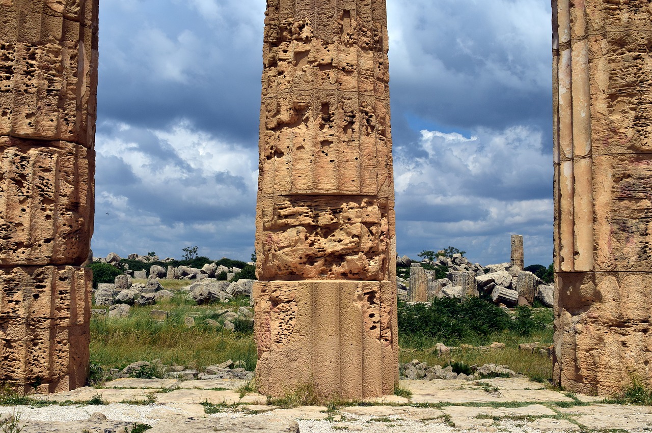 temple  columnar  antique free photo