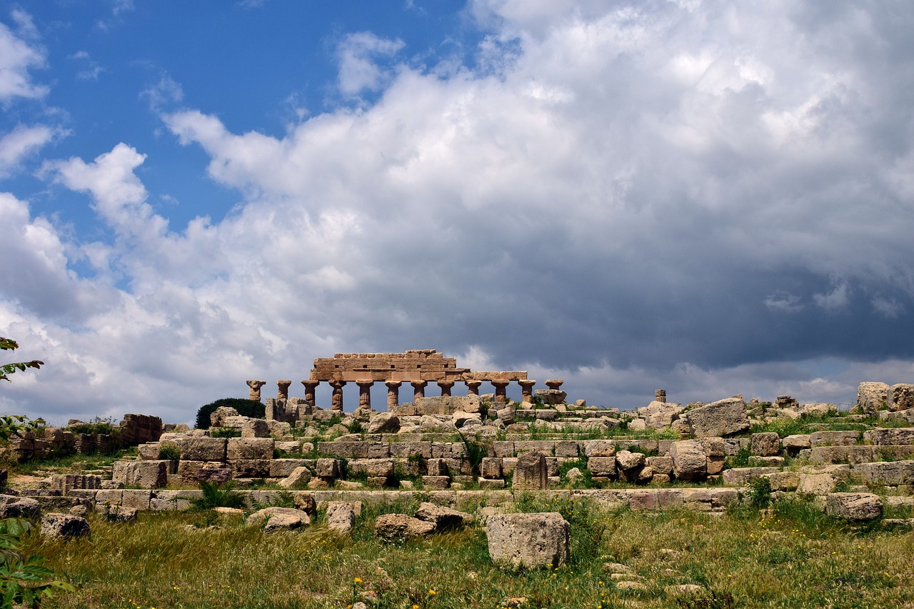 temple  columnar  antique free photo