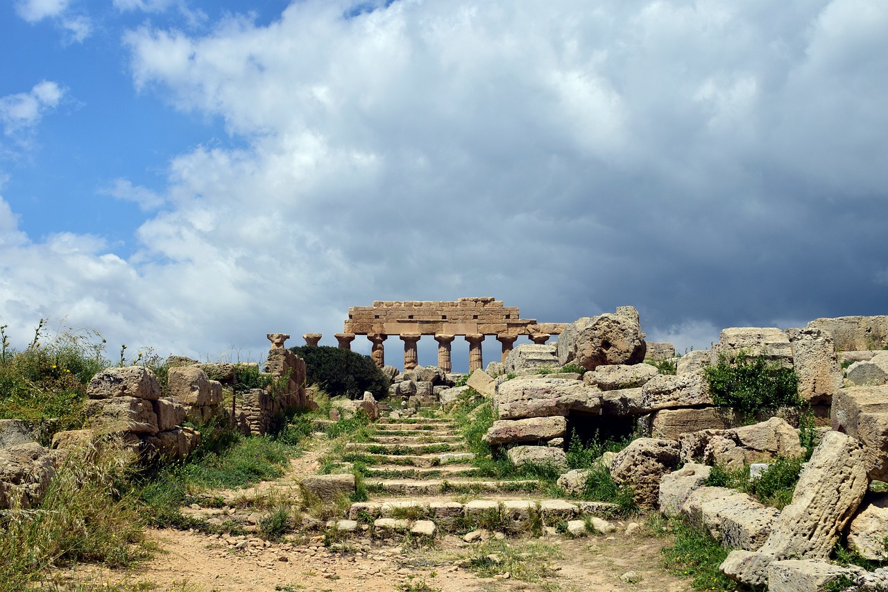 temple  columnar  antique free photo