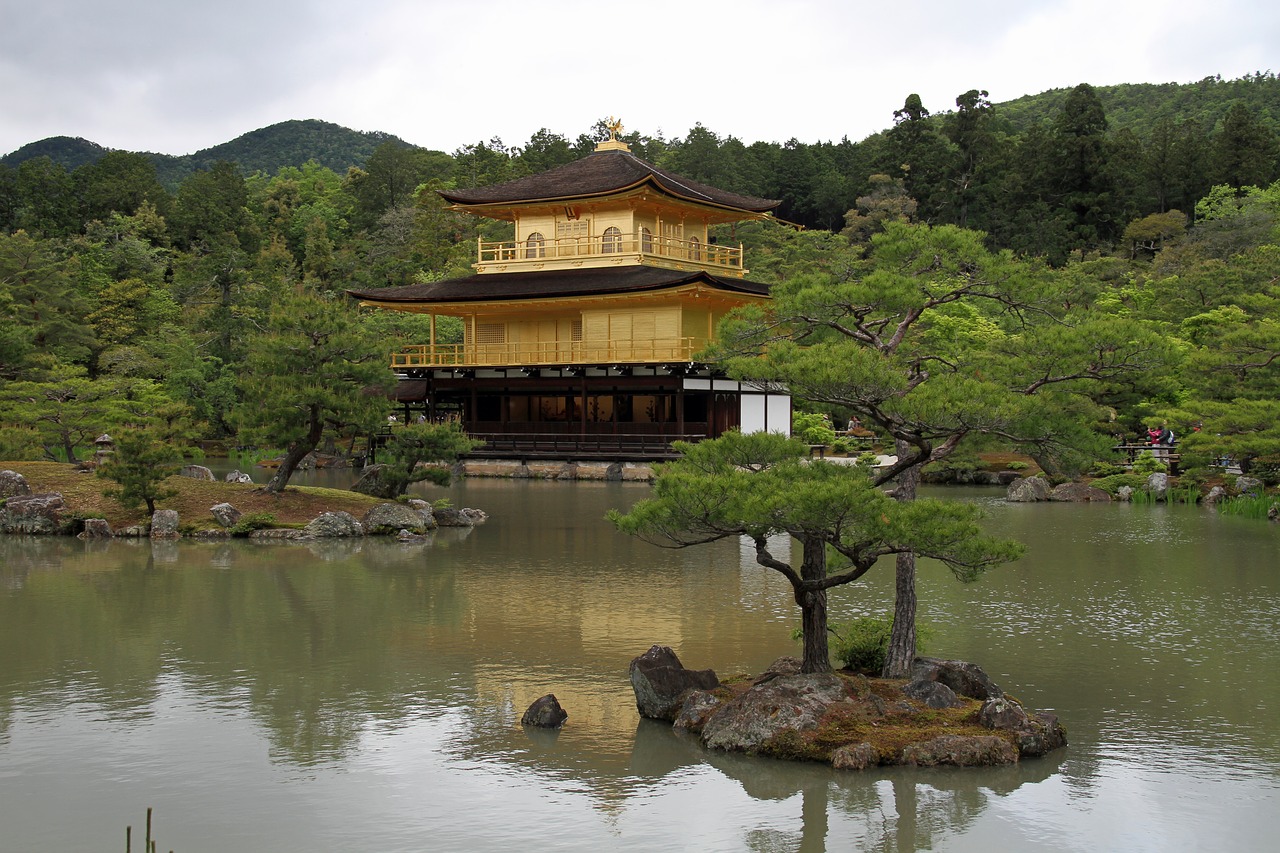 temple  golden  kyoto free photo