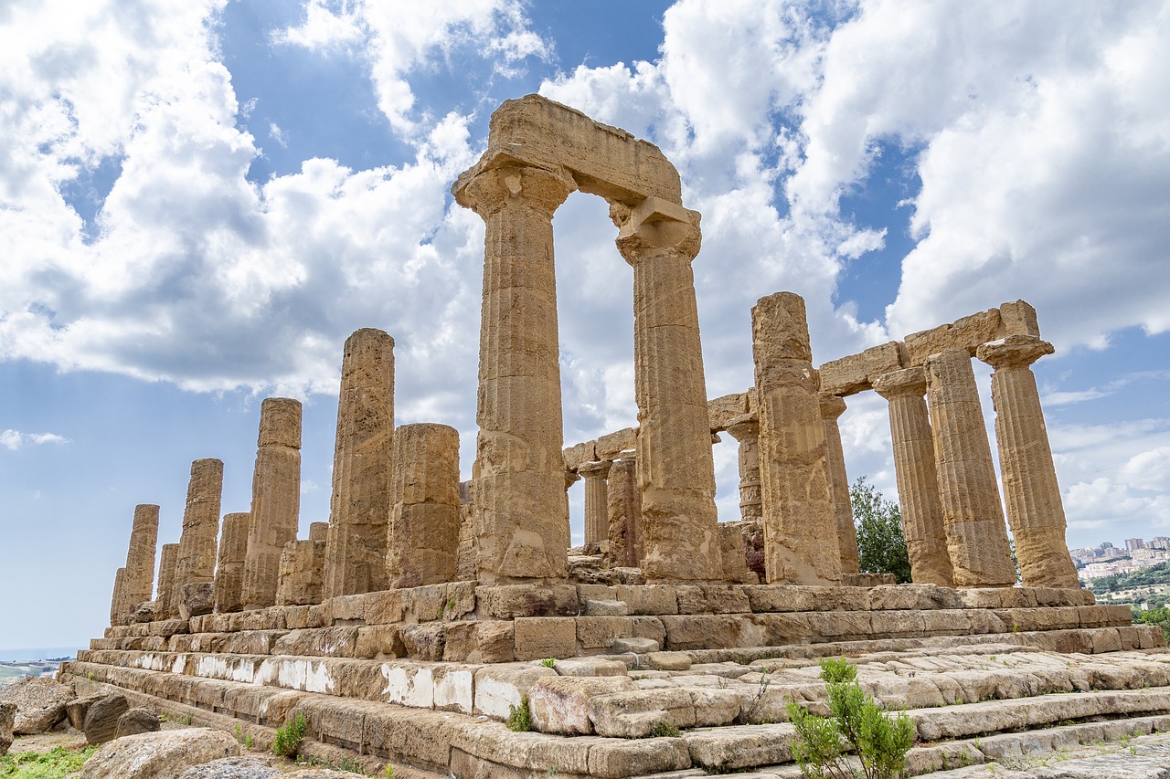 temple  greek  ruin free photo