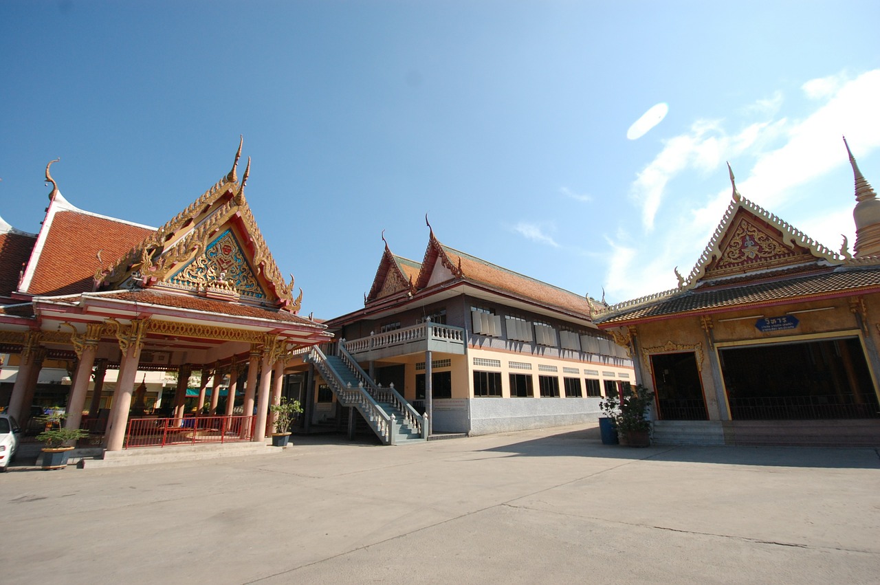 temple thailand buddhists free photo