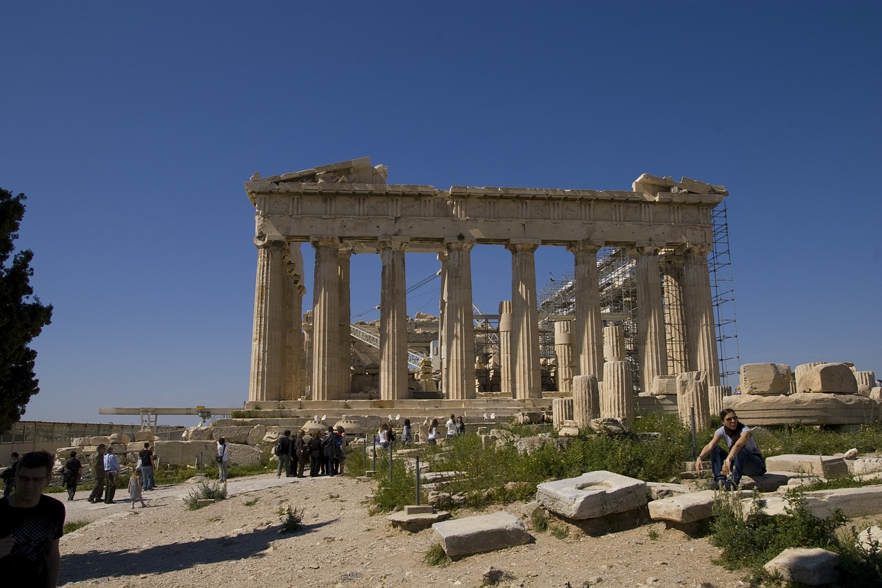 temple athens travel free photo