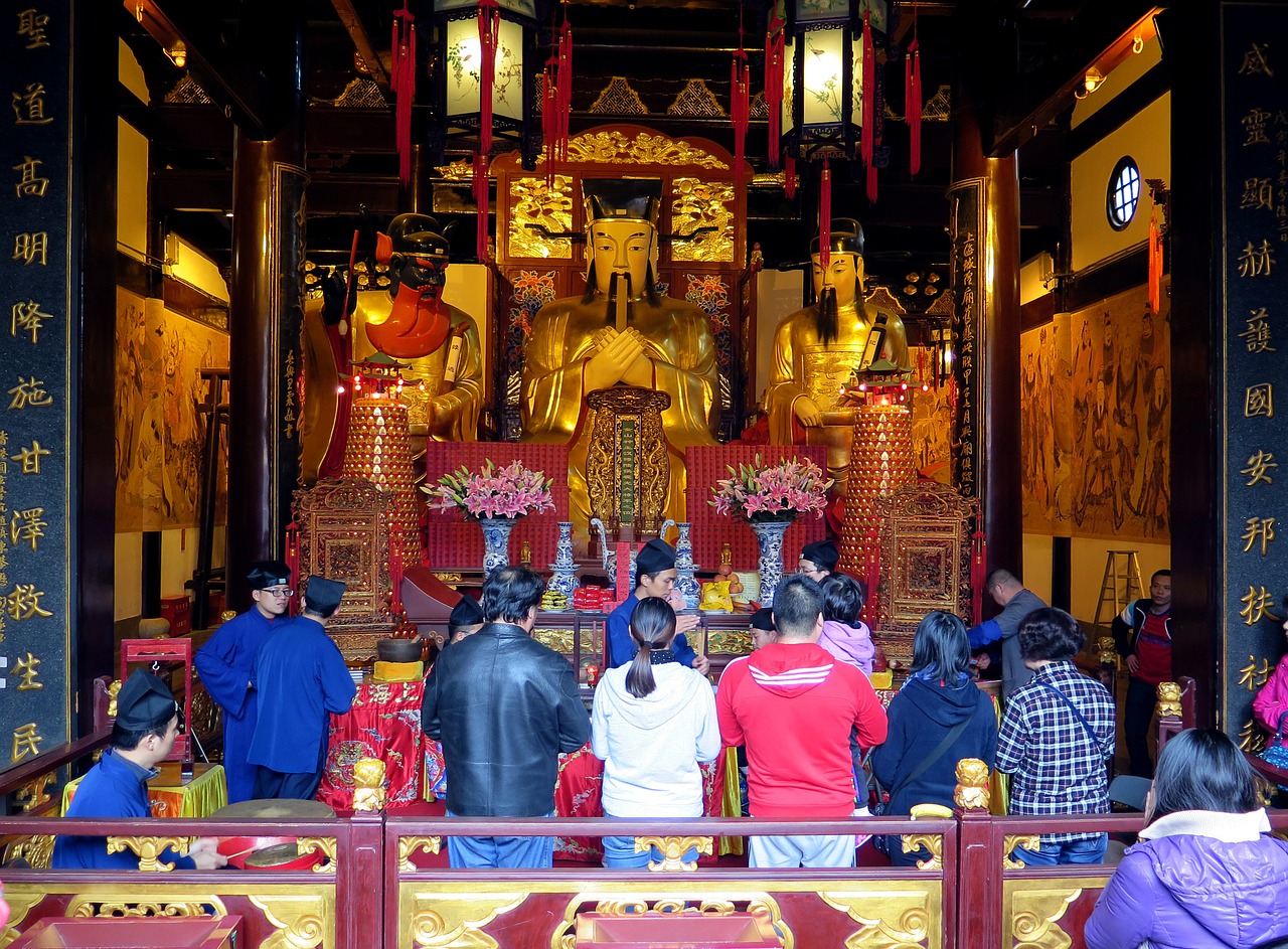 temple shanghai china free photo