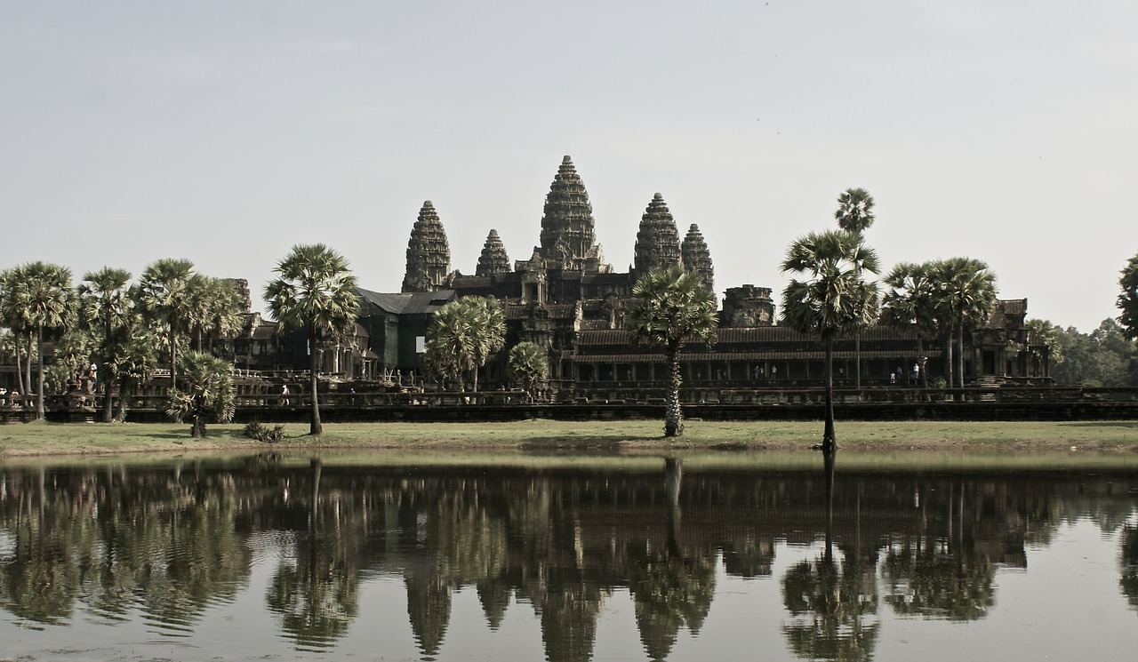 temple angkor wat cambodia free photo