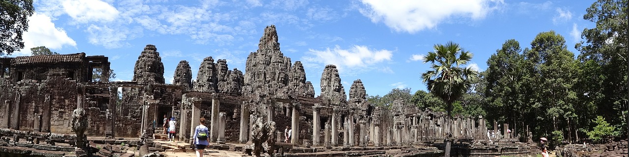 temple panoramic statue free photo