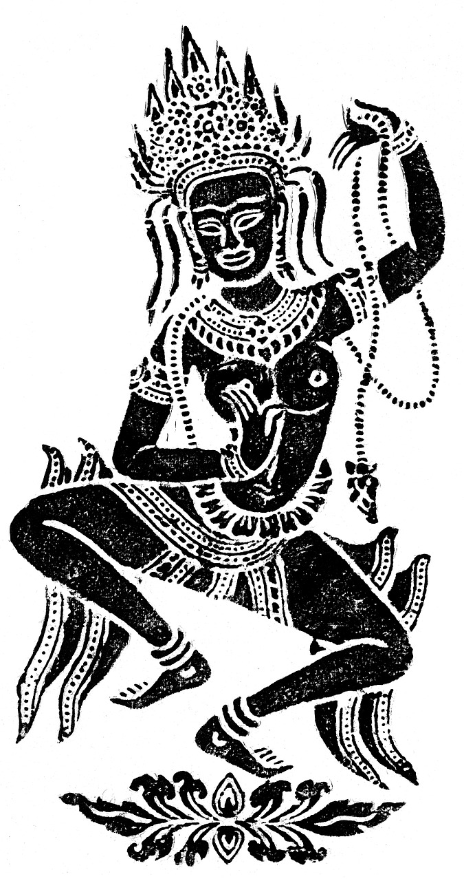 temple dancer deity free photo