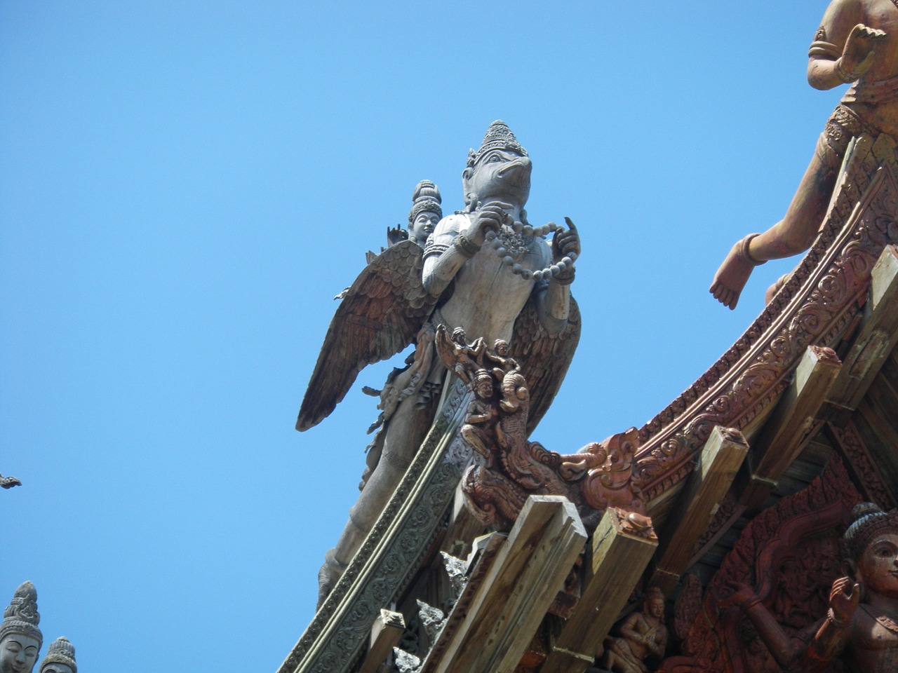 temple thailand sky free photo