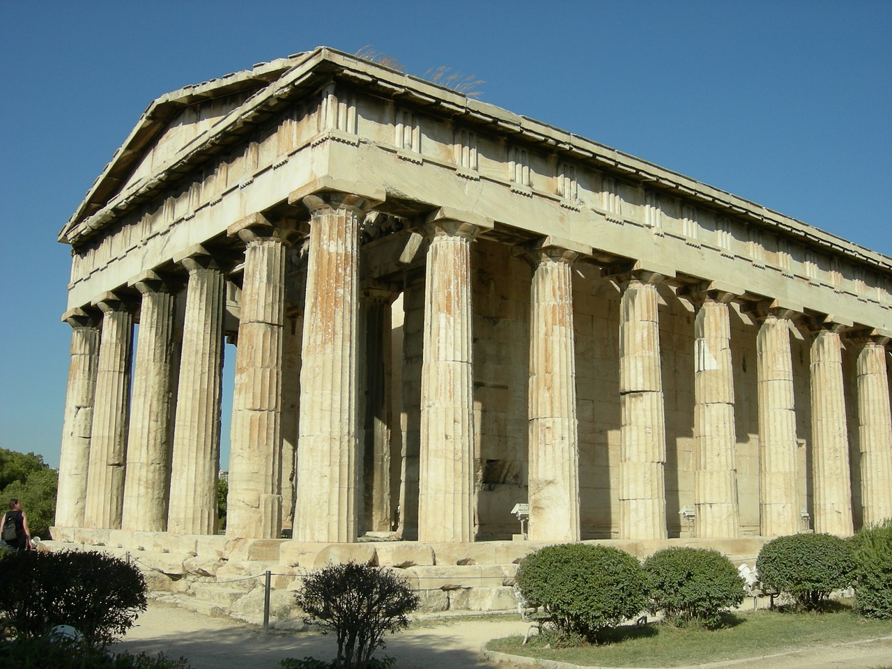 temple greece pantheon free photo