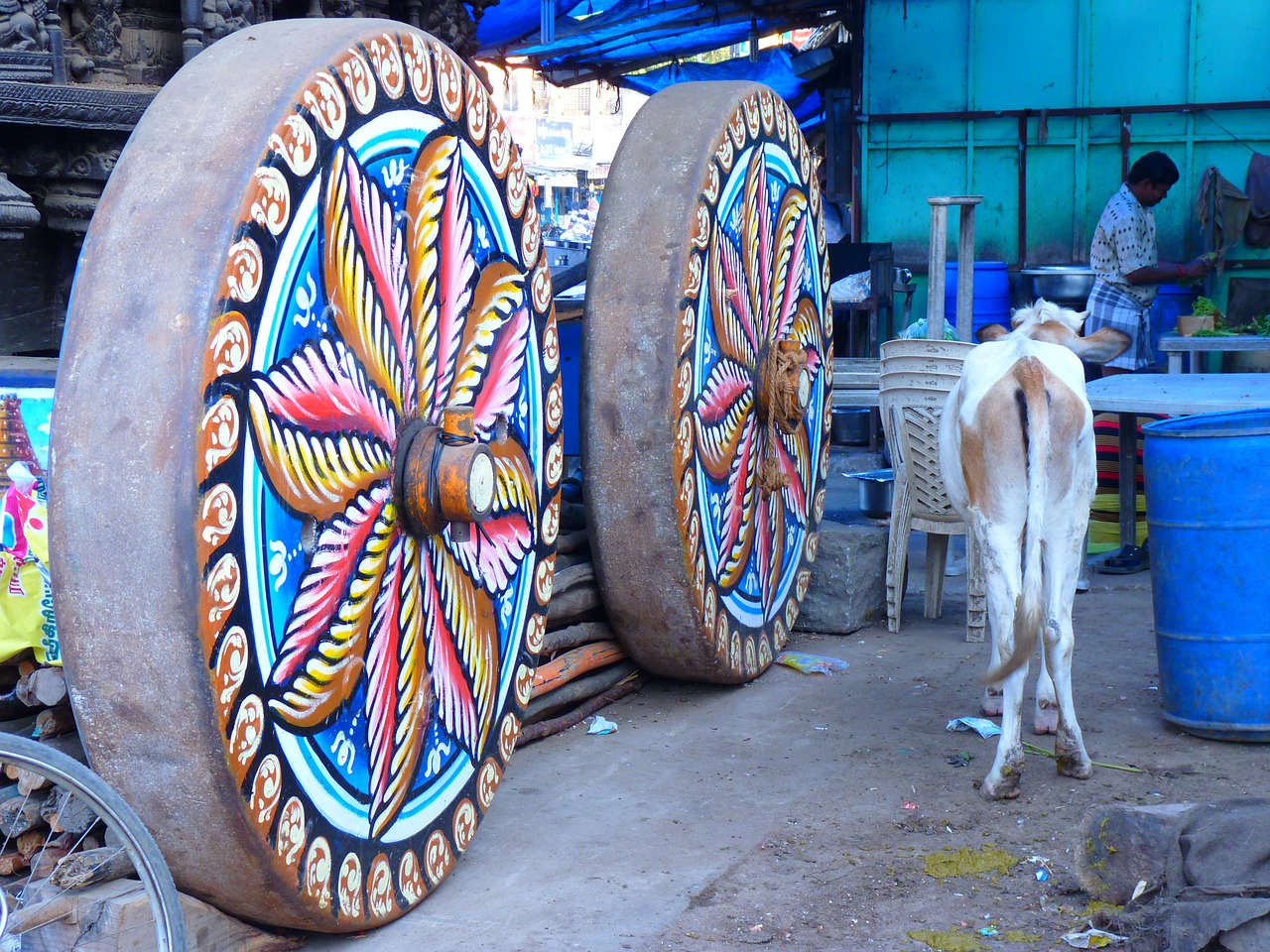 temple car ratha india free photo