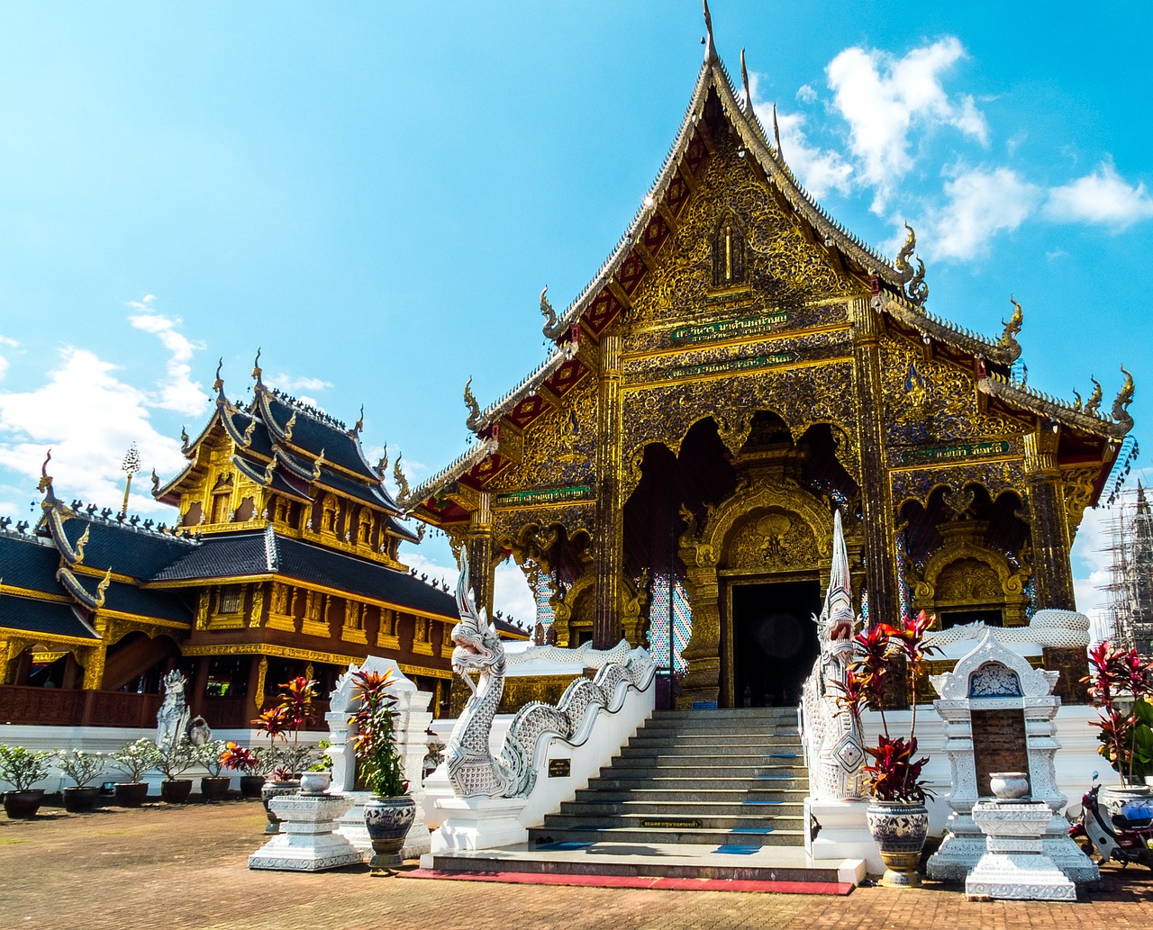 temple complex temple north thailand free photo