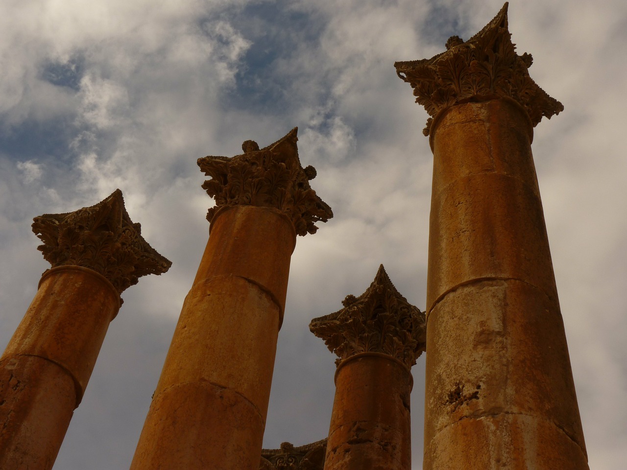 temple of artemis gerasa jerash free photo